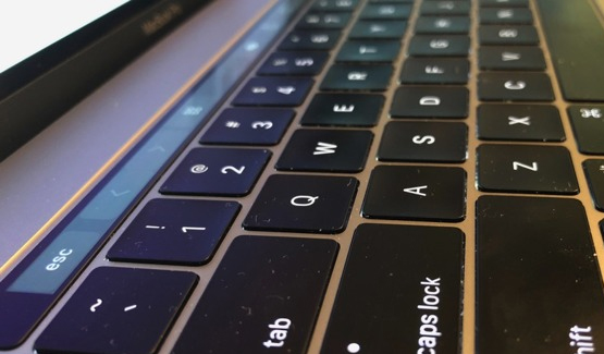 touchscreen MacBook keyboard