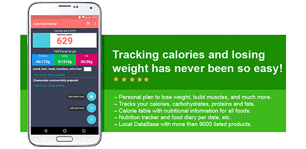 nutrition and calorie tracker free app