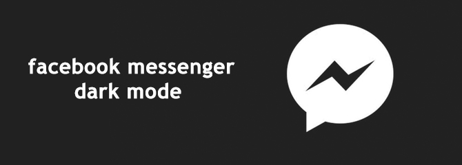 How to enable dark mode in Facebook Messenger?